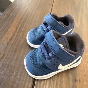 Nike baby  Navy Sneakers with White Accents